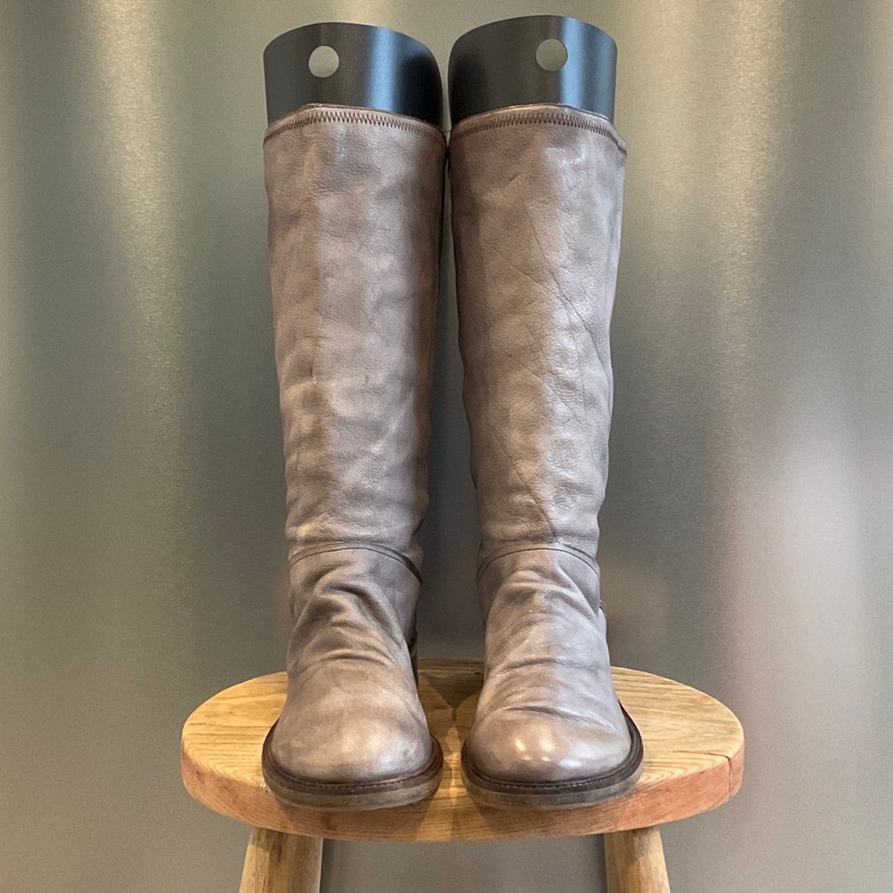 Felmini Taupe Leather Tall Boot 10